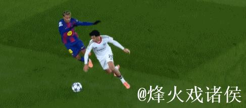 亚马尔剪刀脚染黄停赛！18岁小将下轮欧冠无缘出战